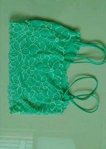 Turquoise Lace Bralette