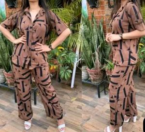 Stylish Brown Printed cordset