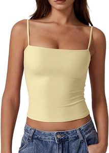 Yellow Spaghetti Strap Top NEVER WORN