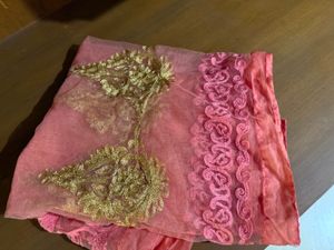 Beautiful Peach Kurta Set with Dupatta