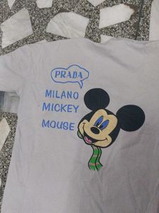 Prada Milano Mickey Mouse T-Shirt