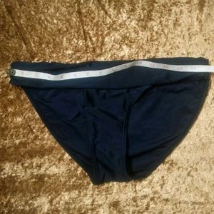 Black Fold-Over Bikini Bottom
