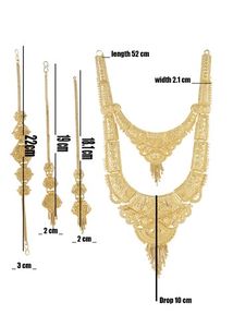 Yellow Chimes Ethnic One Gram Gold Set