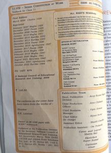 Indian Constitution at Work Book