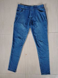Faded Blue Denim Jeans
