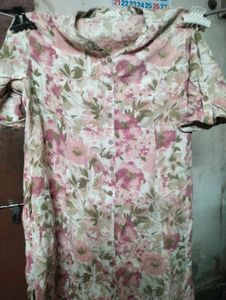 Floral Print Kurta