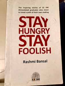 STAY HUNGRY STA FOOLISH