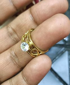 Gold Tone Statement Ring
