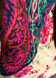 Embroidered Black Kurta