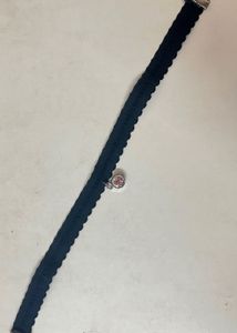 Navy Blue Velvet Choker Necklace | Y2K Coquette