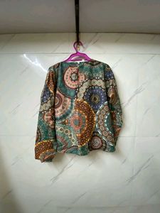 A Multicolour Top, With Full Sleeves