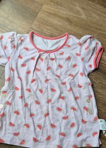 UNIQLO Baby Watermelon Print Romper