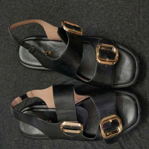 Stylish Black Platform Sandals