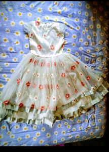 Beautiful Peach Party Dress