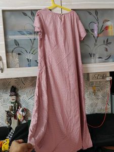Dust Pink Printed Kurta