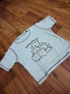 🐼 Cute Cat Graphic Crop Top