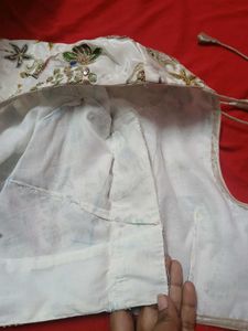 New Crepe silk pen kalamkari blouse