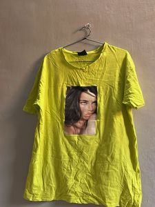 Graphic Print Neon T-Shirt