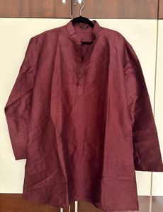 Maroon Kurta in silk