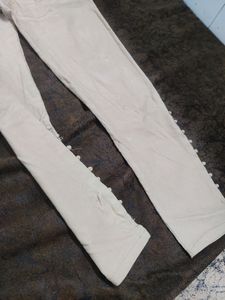 Beige Colour Pant For Women