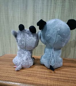 Cute Plush Toy Set - Dragon, Pug, Goat