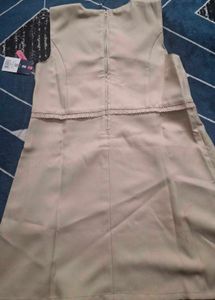 IMPORTED VERYYYY Cute Teens Beige Dress