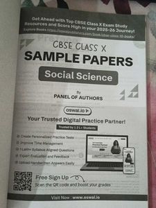 CBSE Class 10 Social Science Sample Papers 2026