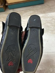 Branded Black Leather Bellies
