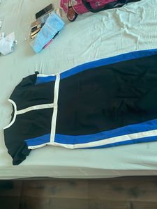 Stylish Color Block Sheath Dress