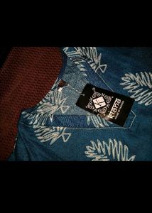 Teal Printed Kurta set