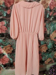 Peach Flowy Dress