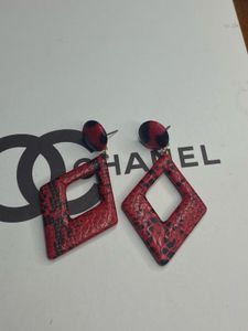 Red &amp; Black Diamond Earrings