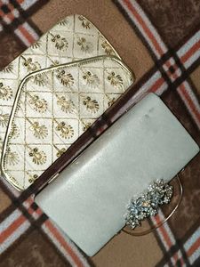 Embellished Clutch Bag pack of 2