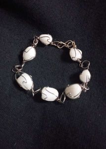 white stone women's bracelet