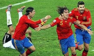 Spain 2010 Puyol world cup winner football jersey