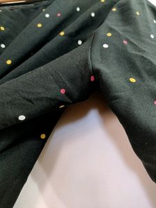 Women Black Printed Shrug