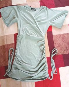 Chic Ruched Mini Dress