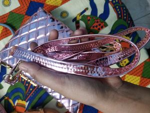Rose Pink Glossy Bag