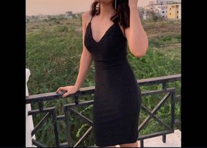 Sleek Black Mini Dress