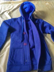 Adidas Blue Hooded Jacket