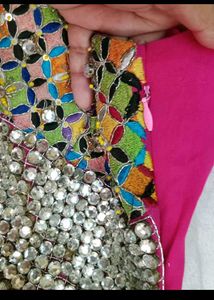 Stylish Heavy Kadai-Stone Work Tunic