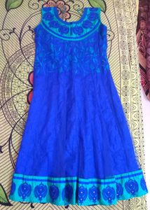 Royal Blue Anarkali Suit