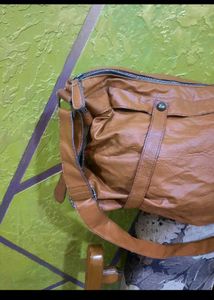 Brown Leather Hobo Bag