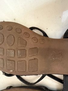 Stylish Black Flat Sandals