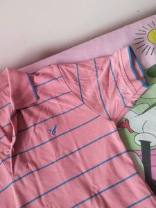light pink boys tea shirt