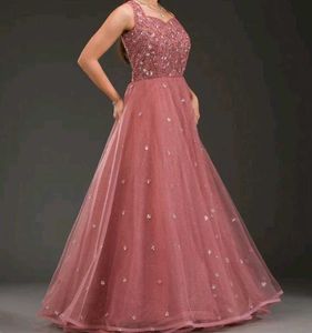 Stunning Embellished Ethnic Gown + dupatta