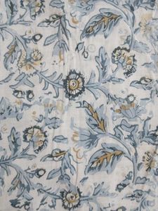 Floral Print Short Sleeve Button-Up Shirt