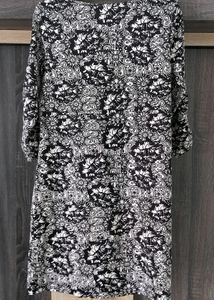Gray Black Stylish Dress