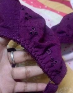 🌼Comfortable Purple Lace Bra Set