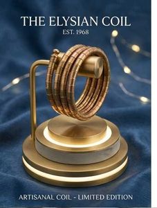 Sale offer_Vintage Spiral Coil Bangle Bracelet